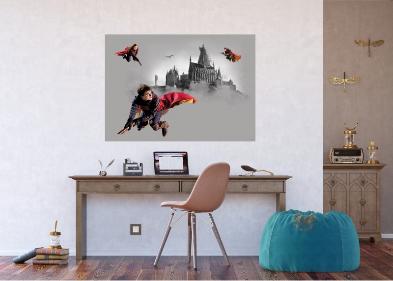 HARRY POTTER , AG Design, fototapeta do dětského pokoje, lepidlo součástí balení, 155 x 110