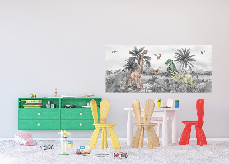 Pradávný svět, AG Design, fototapeta do dětského pokoje, lepidlo součástí balení, 170x75