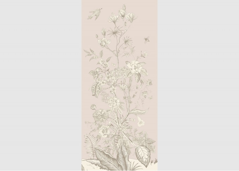 Jemné květiny, AG Design, fototapeta ekologická vliesová do obývacího pokoje, ložnice, jídelny, kuchyně, lepidlo součástí balení, 90x202