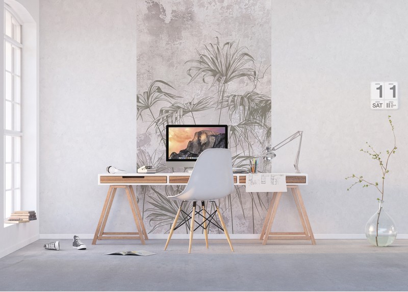 Tropické listy, AG Design, fototapeta ekologická vliesová do obývacího pokoje, ložnice, jídelny, kuchyně, lepidlo součástí balení, 150x270