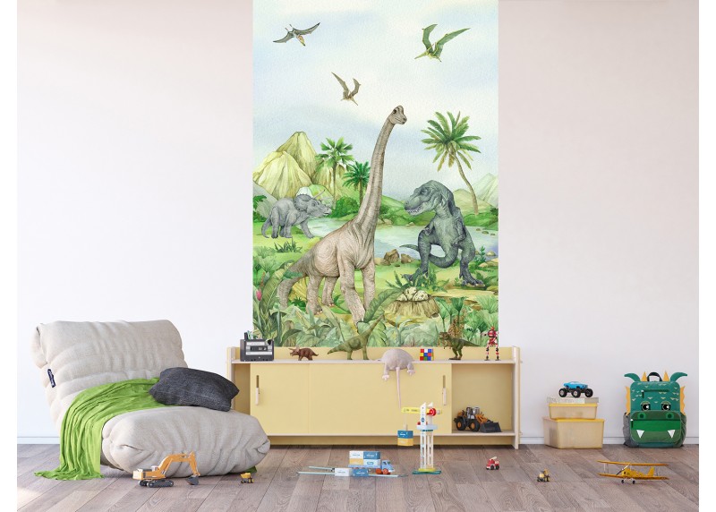 DINO , AG Design, fototapeta do dětského pokoje, lepidlo součástí balení, 150x270