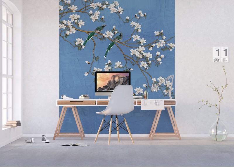 V  koruně sakury, AG Design, fototapeta ekologická vliesová do obývacího pokoje, ložnice, jídelny, kuchyně, lepidlo součástí balení, 225x270