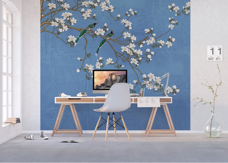 V  koruně sakury, AG Design, fototapeta ekologická vliesová do obývacího pokoje, ložnice, jídelny, kuchyně, lepidlo součástí balení, 300x270