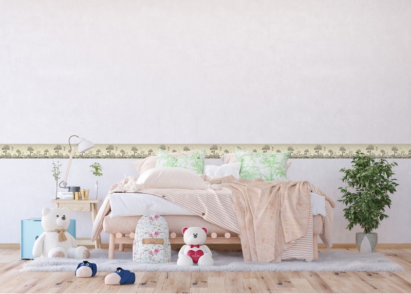 Medvídek , samolepící bordura pro dětské pokoje, AG Design 13,8 x 5 m, WBD 8169-007