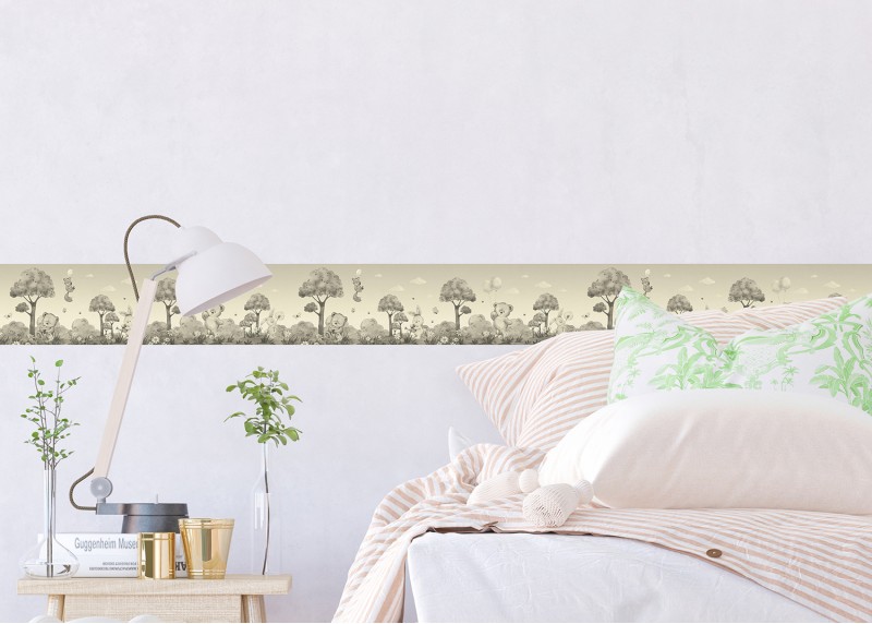 Medvídek , samolepící bordura pro dětské pokoje, AG Design 13,8 x 5 m, WBD 8169-007