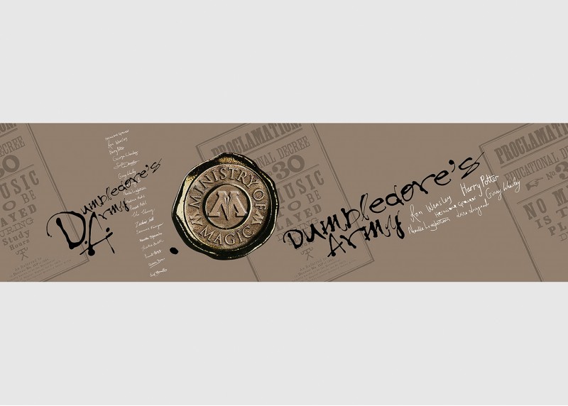 HARRY POTTER , samolepící bordura pro dětské pokoje, AG Design 13.8 cm x 5 m, WBD 8187-410