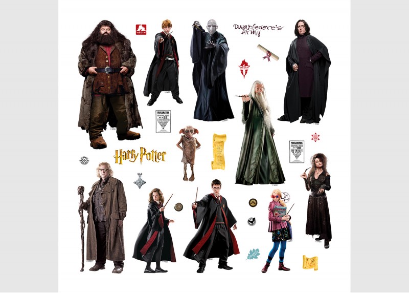 Samolepka na zeď dětská,  AG Design, DKS 3825 - 410, Harry Potter , 30x30 cm