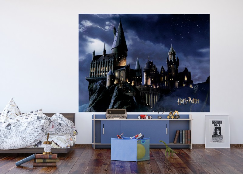 Harry Potter výhled na Bradavice , AG Design, fototapeta do dětského pokoje, lepidlo součástí balení, 252x182