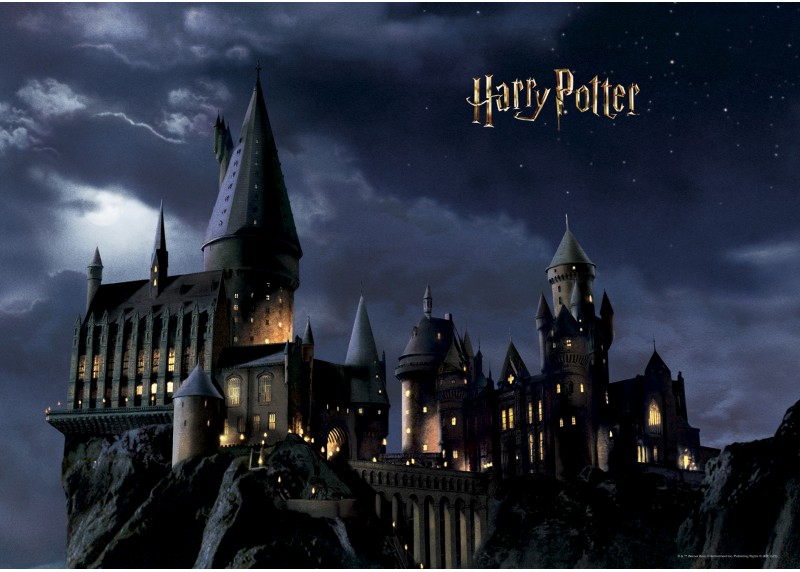 Harry Potter výhled na Bradavice , AG Design, fototapeta do dětského pokoje, lepidlo součástí balení, 252x182